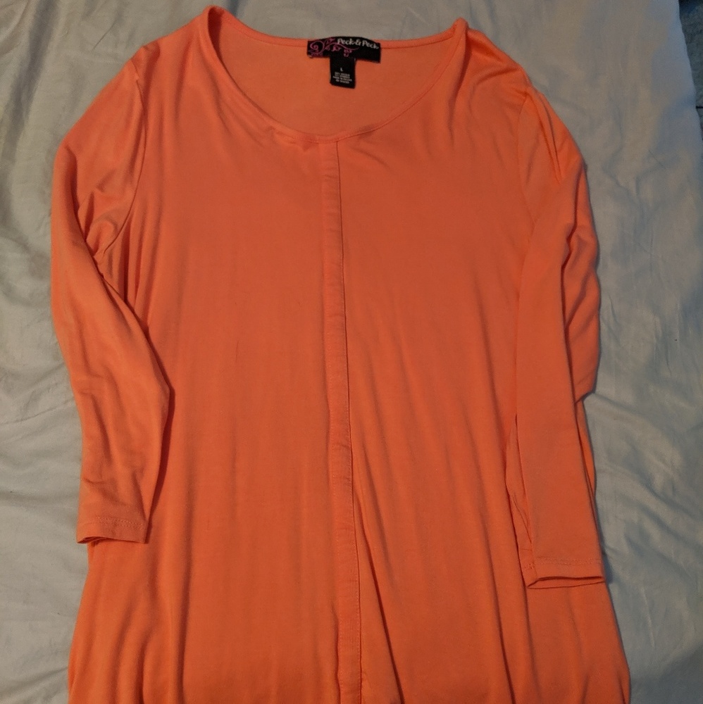 Coral 3/4 sleeve